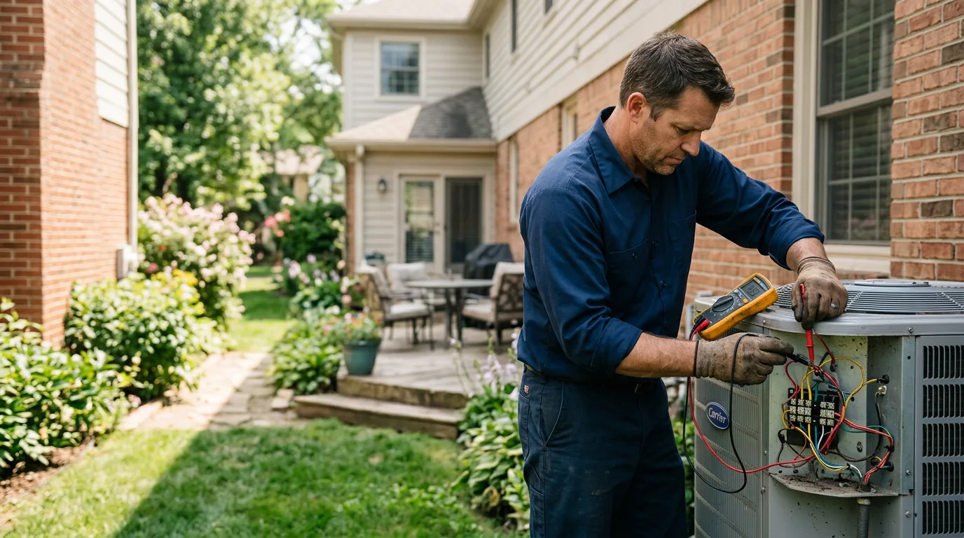 HVAC technician working near Belfair, WA